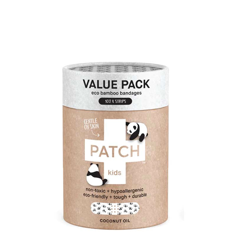 PATCH Value Pack - 100 Panda Bamboo Bandages