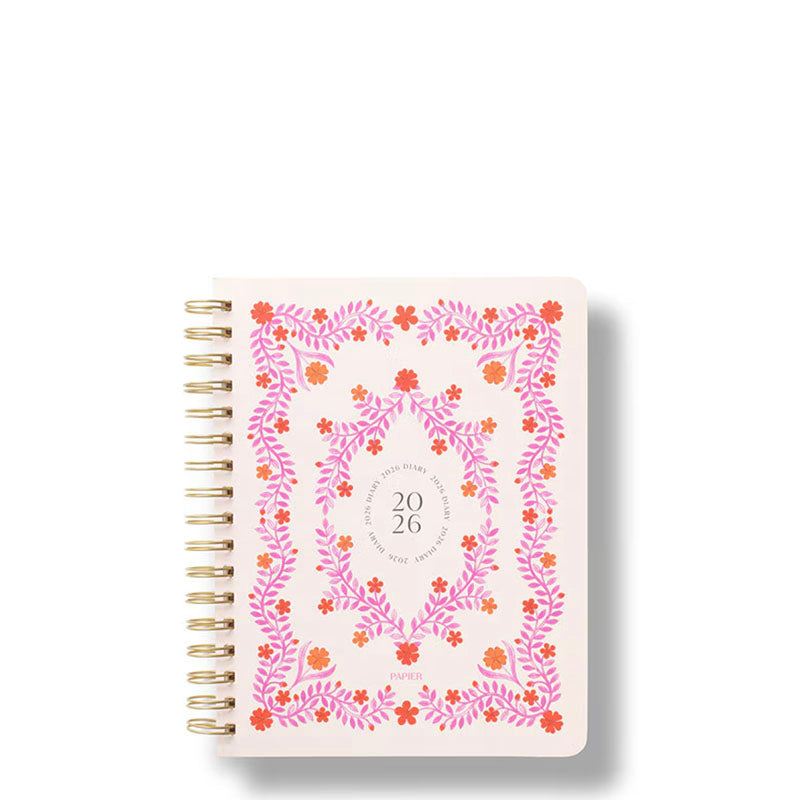 Papier 2026 Spiral Soft Cover A5 Planner Italian Summer