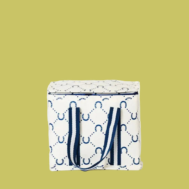 roject Ten Mini Insulated Tote Navy Horseshoe