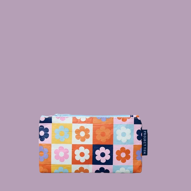 Project Ten Tiny Zip Pouch Square Garden