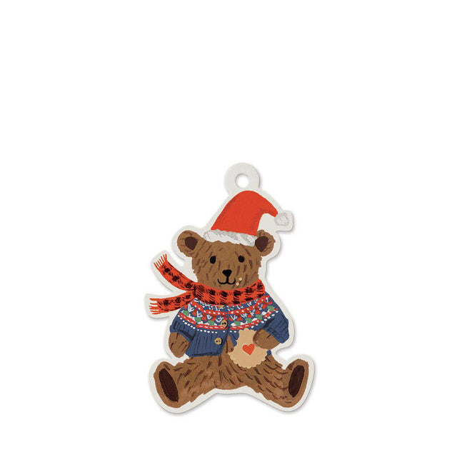 Rifle Paper Co Christmas Bear Gift Tags - 8 pack