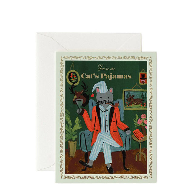 Rifle Paper Co You're the Cat's Pajamas Card