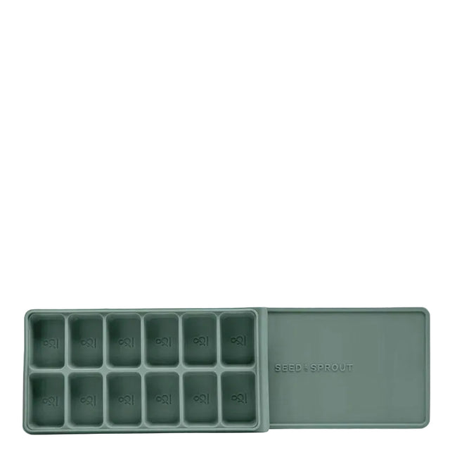 Seed & Sprout 12 Portion Silicone Freezer Tray Eucalyptus