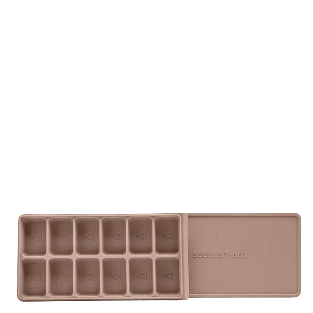 Seed & Sprout 12 Portion Silicone Freezer Tray Macadamia
