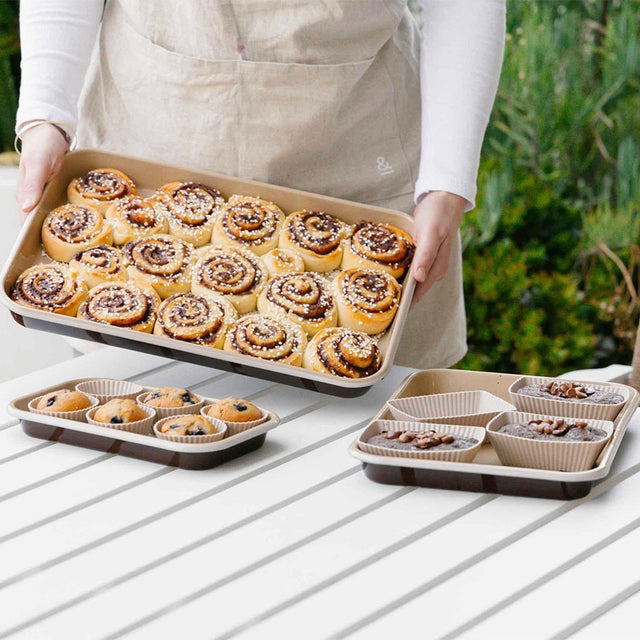 Seed & Sprout Enamel Baking Tray Set Geelong