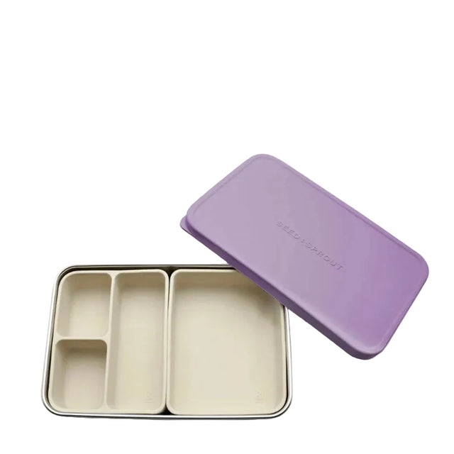 Seed & Sprout Large CrunchPot with Dividers Plum