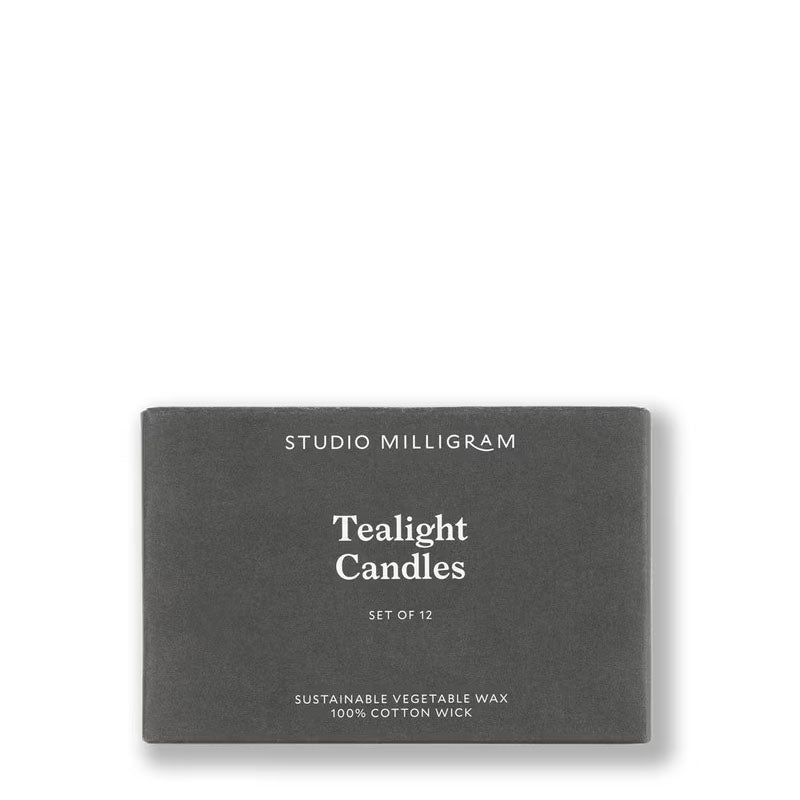 Studio Milligram Tea Light Candles 12 Pack