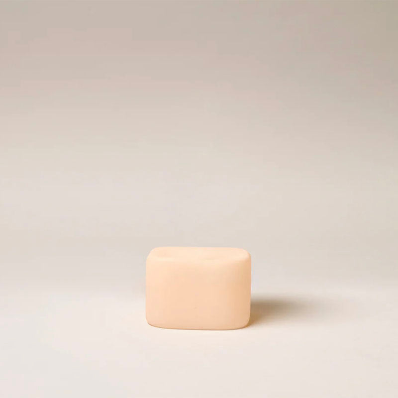 This Is Incense Frosted Glass Incense Holder - Cube Peach