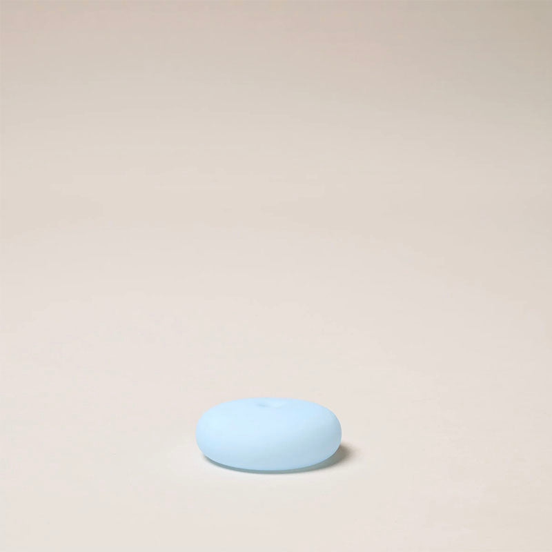 This Is Incense Frosted Glass Incense Holder - Small Blue