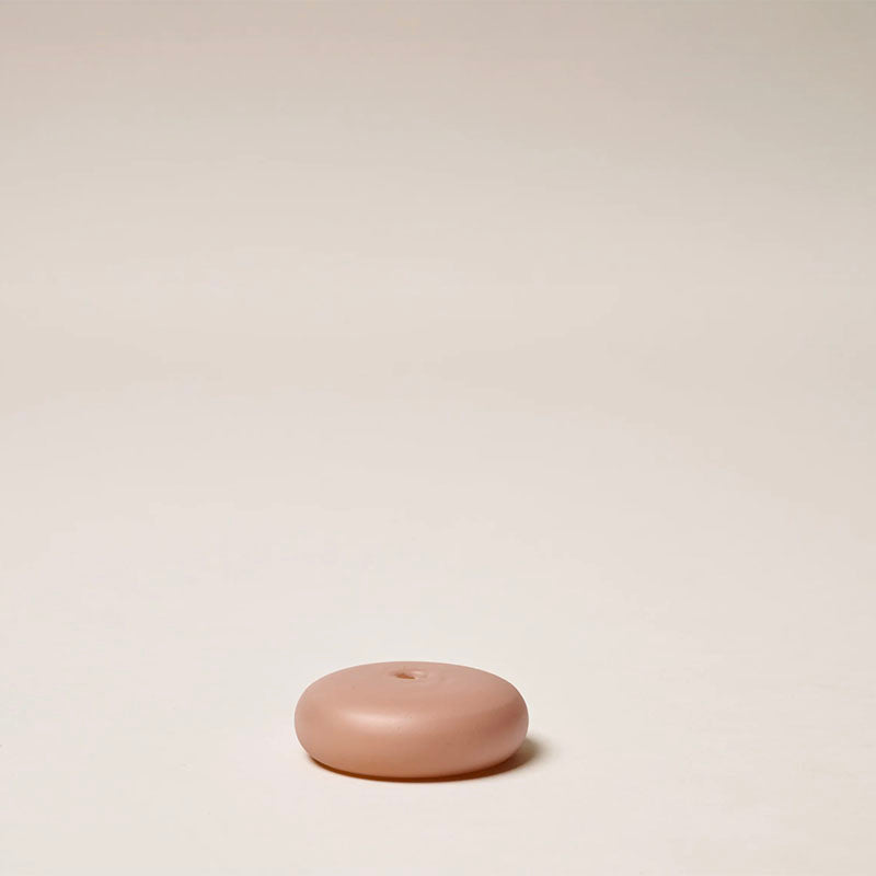 This Is Incense Frosted Glass Incense Holder - Small Brown