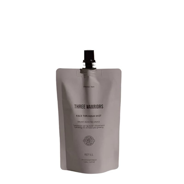 Three Warriors Face Tan Aqua Mist