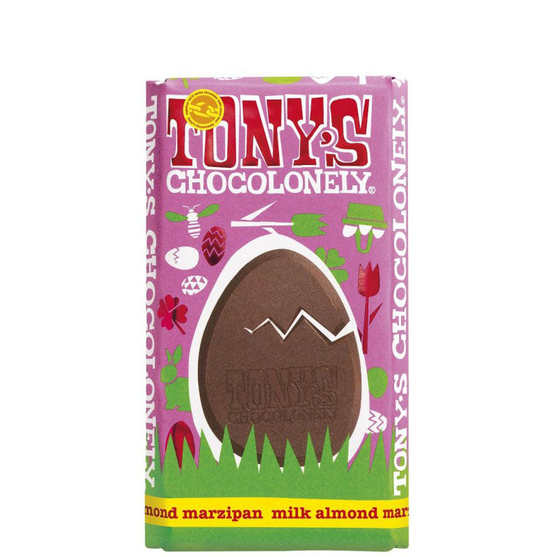 Tony's Chocolonely Easter Block - Milk Chocolate Marzipan Almond