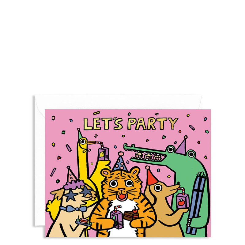 WRAP Let's Party Card