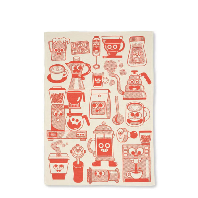WRAP Tea Towel - Coffee Time