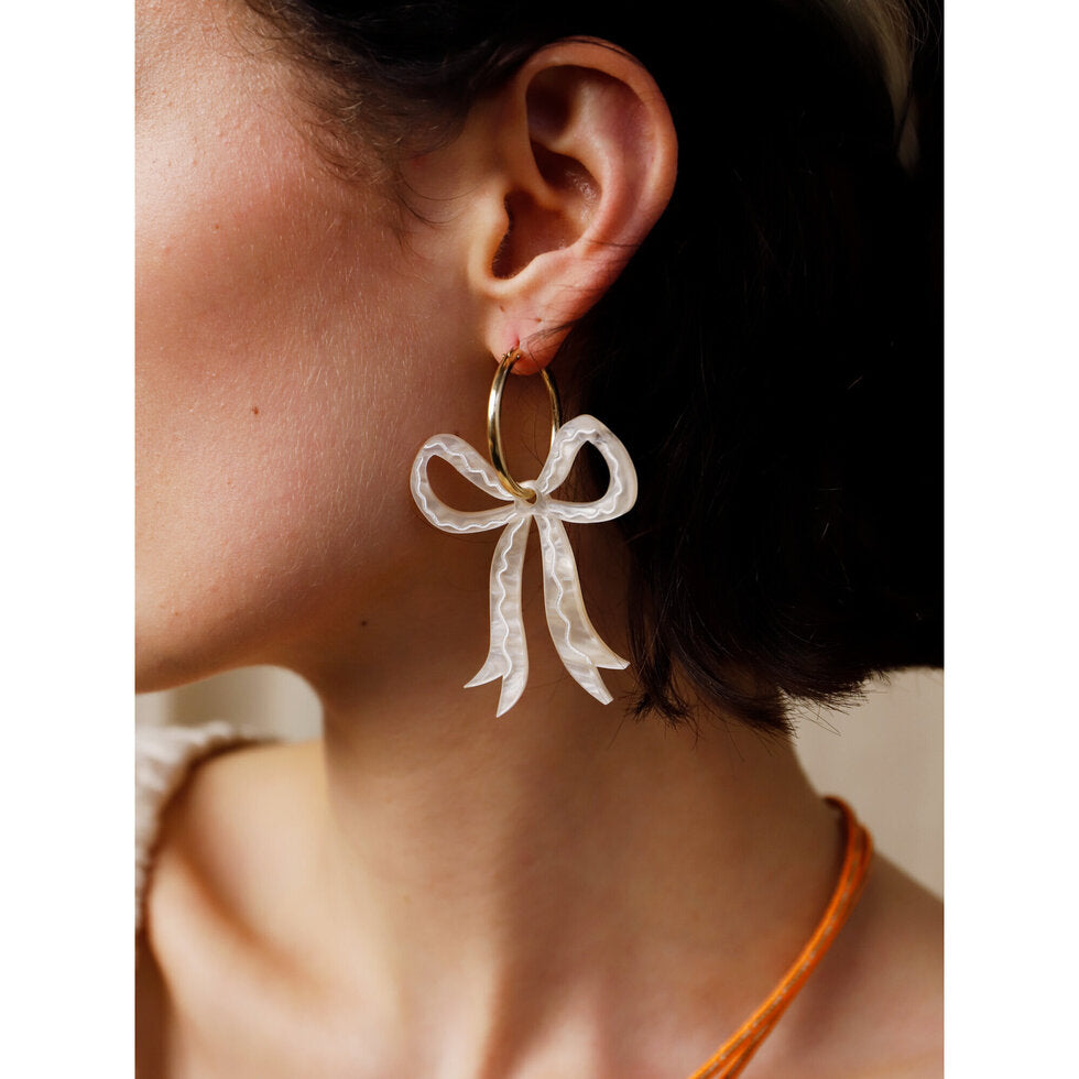 Wolf & Moon Bow Hoops