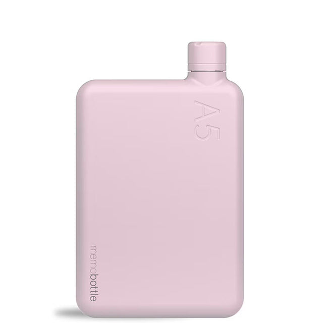 memobottle A5 Stainless Steel Drink Bottle Pink