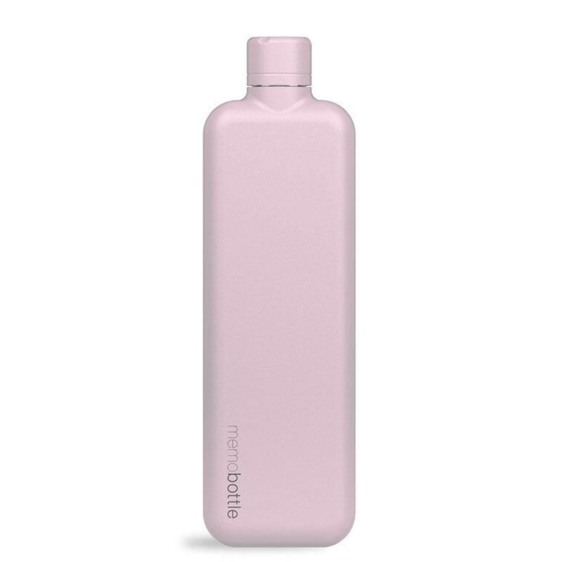 memobottle Slim Stainless Steel Drink Bottle Pink
