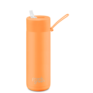 Frank Green NEON Ceramic Reusable Bottle - Orange