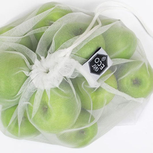 Ever Eco Recycled RPET Mesh Produce Bags - 8 pack - Natural Supply Co