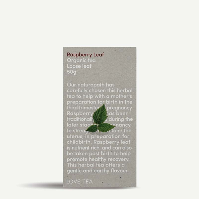 Love Tea Raspberry Leaf Loose Leaf Tea