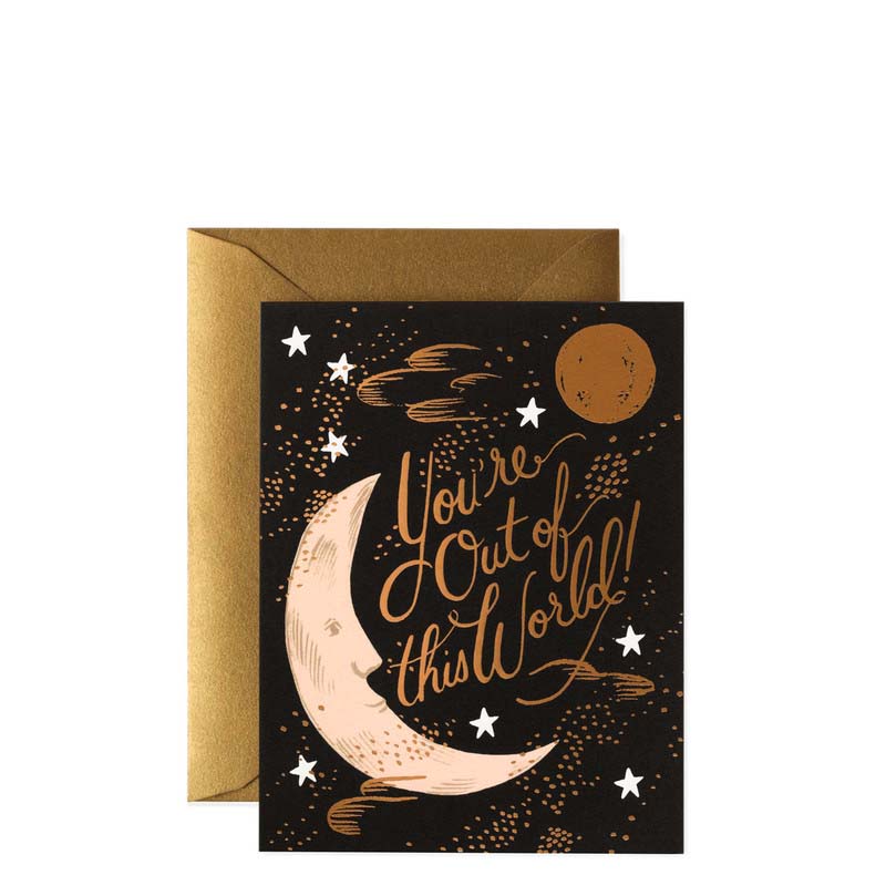 Rifle Paper Co You're Out of This World! Card