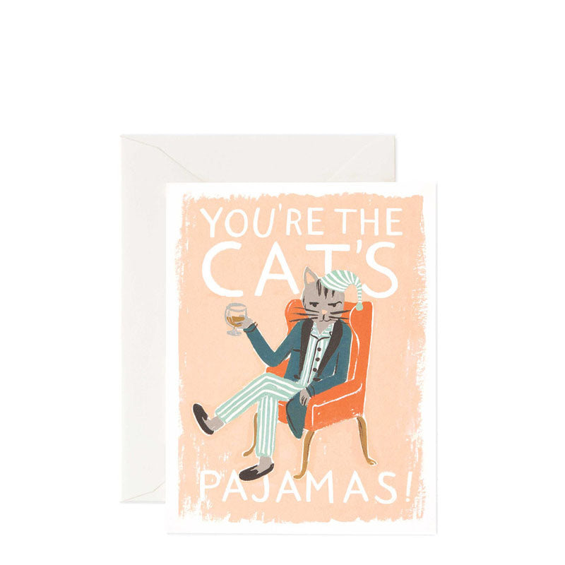 Rifle Paper Co You're the Cat's Pyjamas! Card