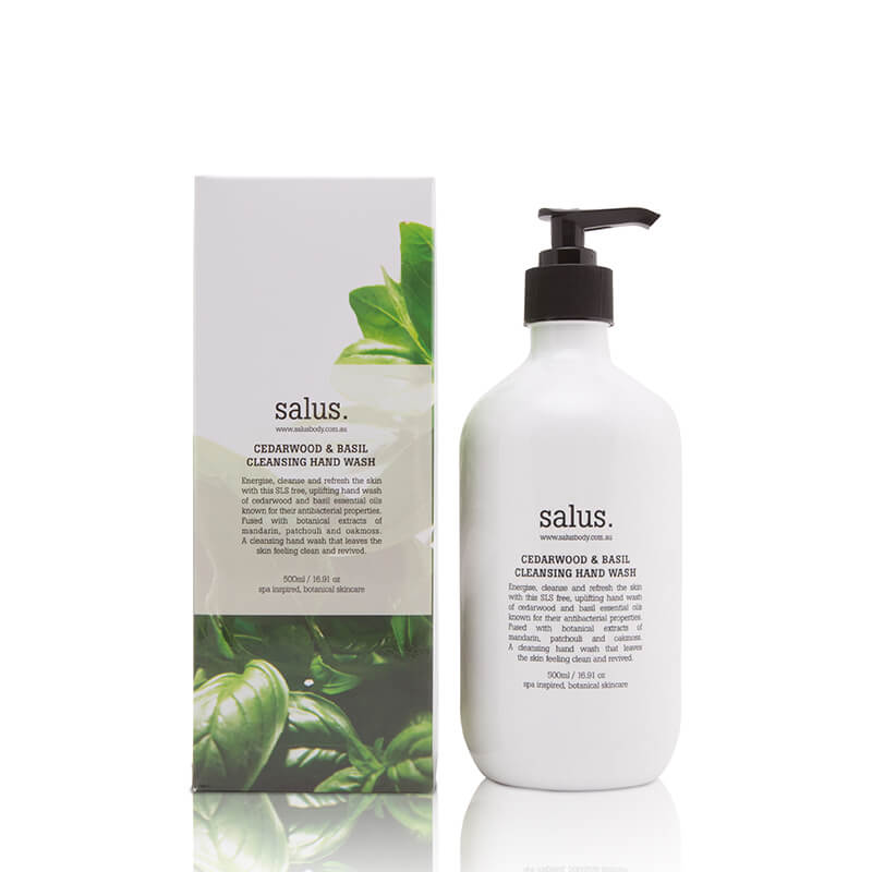 Salus Cedarwood & Basil Cleansing Hand Wash - 500ml - Natural Supply Co