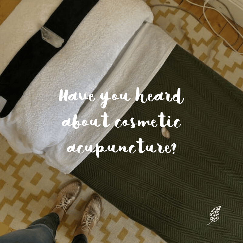 Have you heard about cosmetic acupuncture?