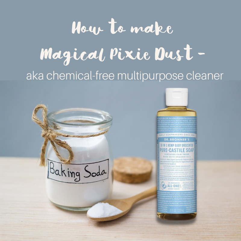 How to make Magical Pixie Dust - aka chemical-free multipurpose cleaner