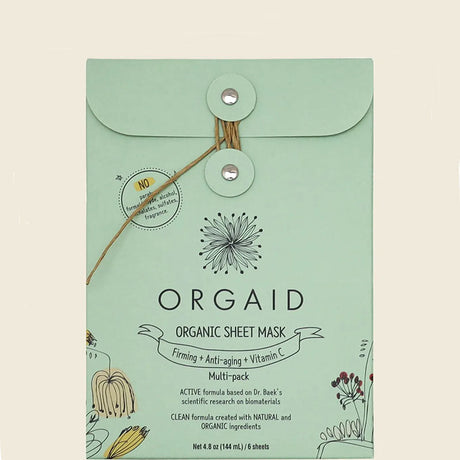 Orgaid Organic Sheet Masks | Geelong Stockist | Natural Supply Co