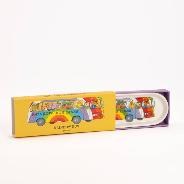 Magpie x Richard Scarry Rainbow Bus Pen Tray