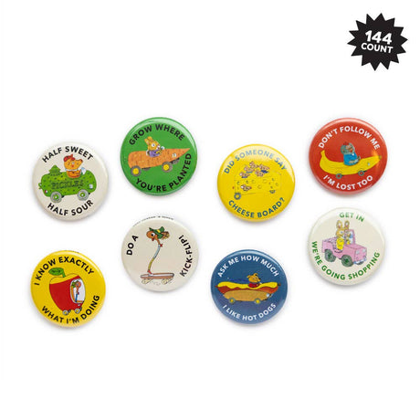 3P4 x Richard Scarry® Buttons