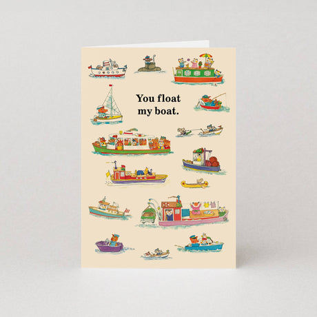 Studio Boketto You Float My Boat Greeting Card