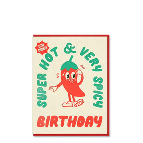 1973 Super Hot & Very Spicy Birthday Card