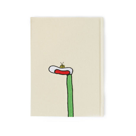 3P4 x Richard Scarry® - Lowly Worm Embroidered Journal back