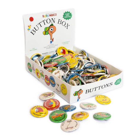3P4 x Richard Scarry® Buttons