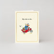Studio Boketto My Ride Or Die Gold Foil Mini Card