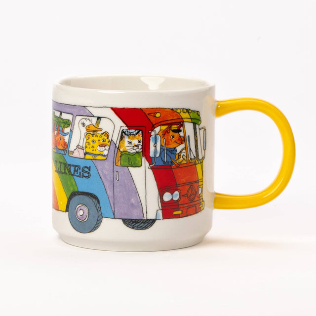 Magpie x Richard Scarry Rainbow Bus Mug Geelong