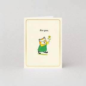 Studio Boketto For You Gold Foil Mini Card