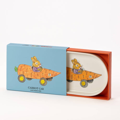 Magpie x Richard Scarry Carrot Car Oval Trinket Dish