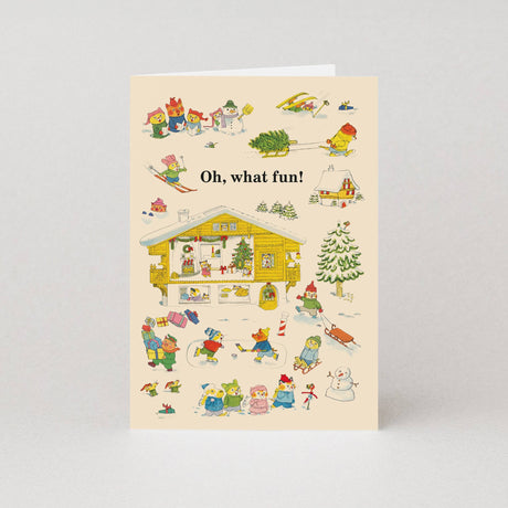 Studio Boketto Oh, What Fun Christmas Card