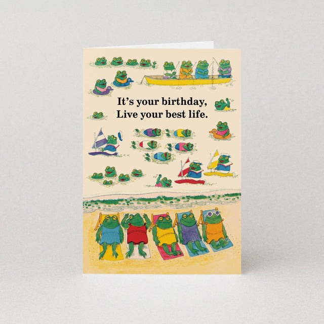 Studio Boketto Live Your Best Life Card