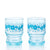 Aderia Retro Set of 2 Tumblers - Blue Flower