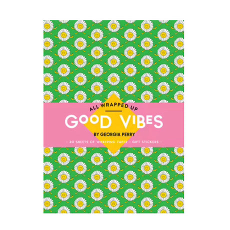 All Wrapped Up Wrapping Paper Book - Good Vibes