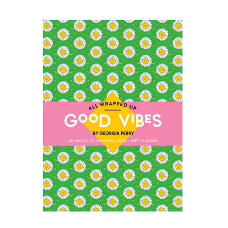 All Wrapped Up Wrapping Paper Book - Good Vibes