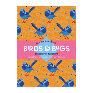 All Wrapped Up Wrapping Paper Book - Birds + Bugs