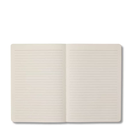 Any Day Now Open Bound Notebook Ideas - Notes A5 Butter Yellow Smiley