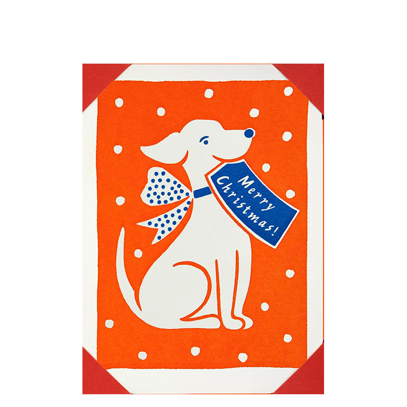 Archivist Gallery Christmas Notelet Cards Christmas Dog