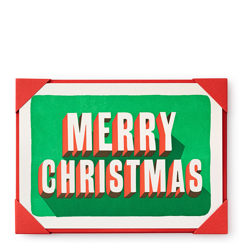 Archivist Gallery Merry Christmas Card - Pack of 5