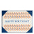 Archivist Gallery Pattern Happy Birthday Notelet Card Pack of 5